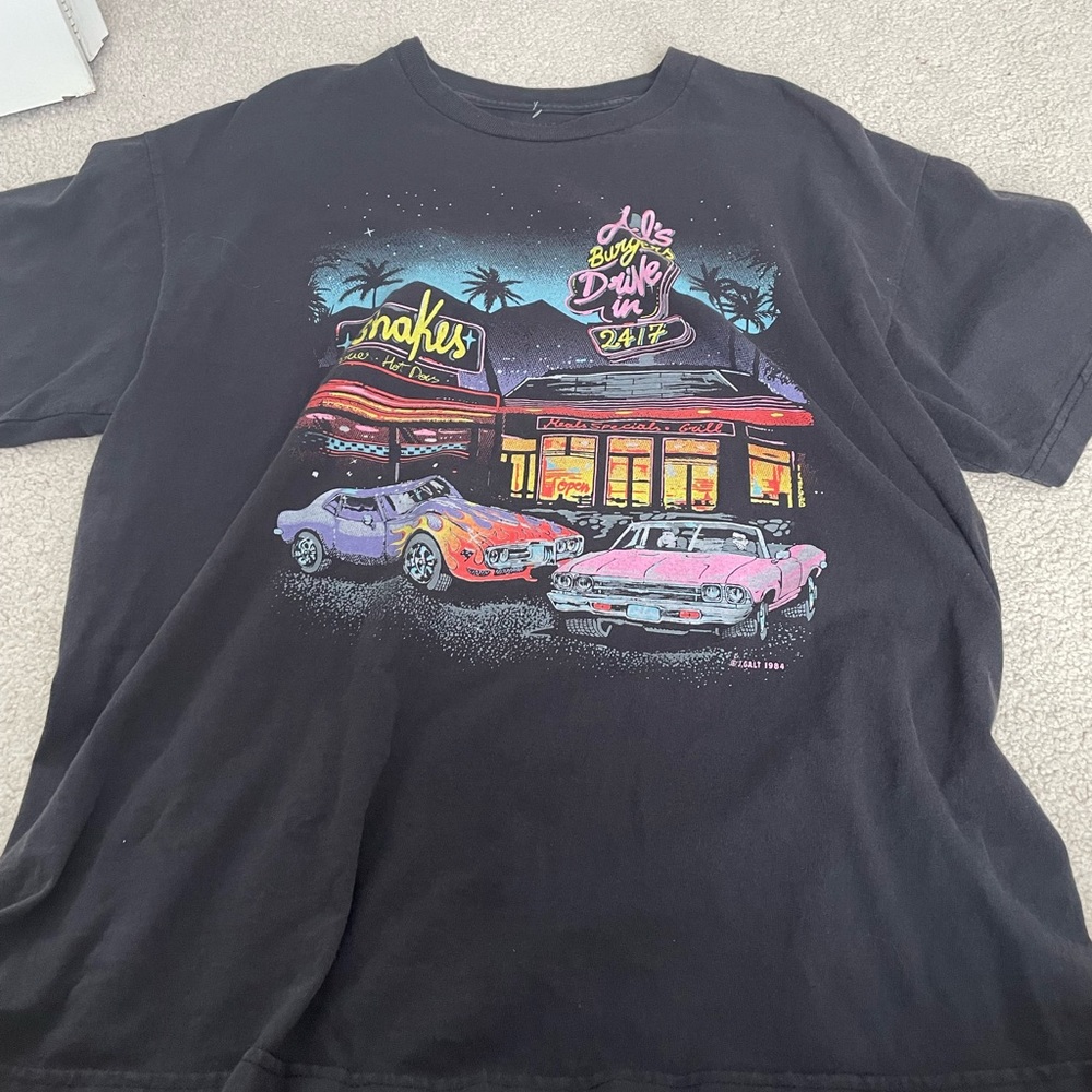 john galt brandy oversized tee